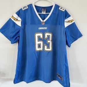 NFL Pro Line San Diego Chargers Cordell Volson 63 Jersey Powder Blue Mens 2XL
